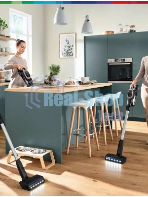 Пылесос вертикальный Bosch BCS931GAC серый, питание от аккумулятора, 2200 Вт, уборка сухая, пылесборник 0.4 л