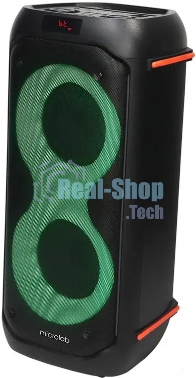 Колонка портативная Microlab PT602 черный 160W 1.0 BT 4000mAh