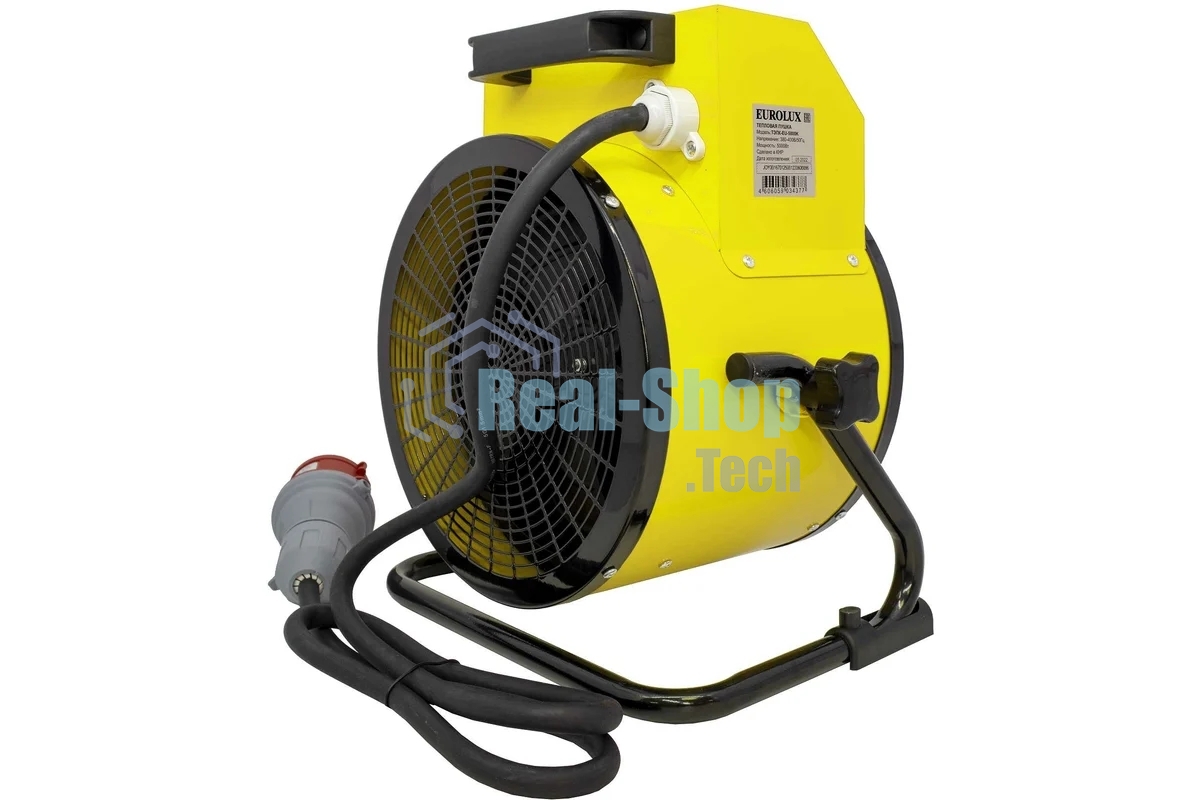 Пушка тепловая электрическая ТЭПК-EU-5000K круглая керамич. нагрев. элемент EUROLUX 67/1/38