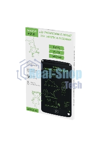 Графический планшет Maxvi MGT-01 черный, LCD планшет для заметок и рисования