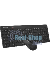 Комплект клавиатура + мышь A4Tech Fstyler FG2300 Air2 клав:черный мышь:черный USB беспроводная slim
