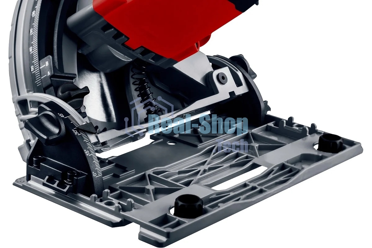 Пила погружная Зубр с шиной, 90-55 мм, диск 165 мм, 1200 Вт, ПП-55Н