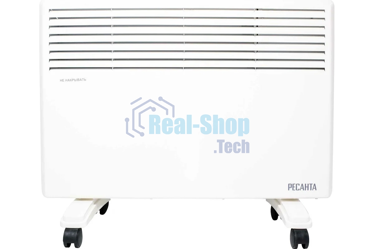 Конвектор Ресанта ОК-2000Е белый, 2000 Вт, 20 м2, термостат, дисплей
