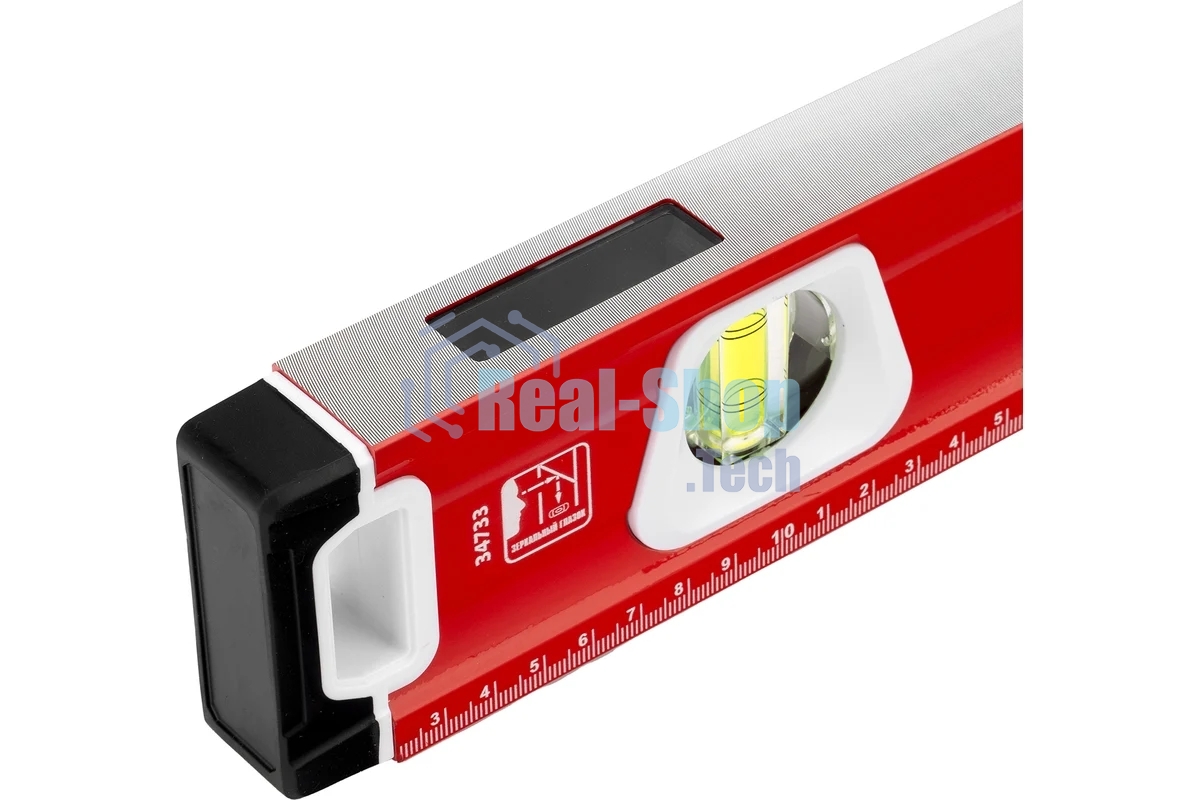 Уровень алюминиевый Matrix, магнит фрезеров 3 глазка 2 комп, рукоятки, 1000 мм