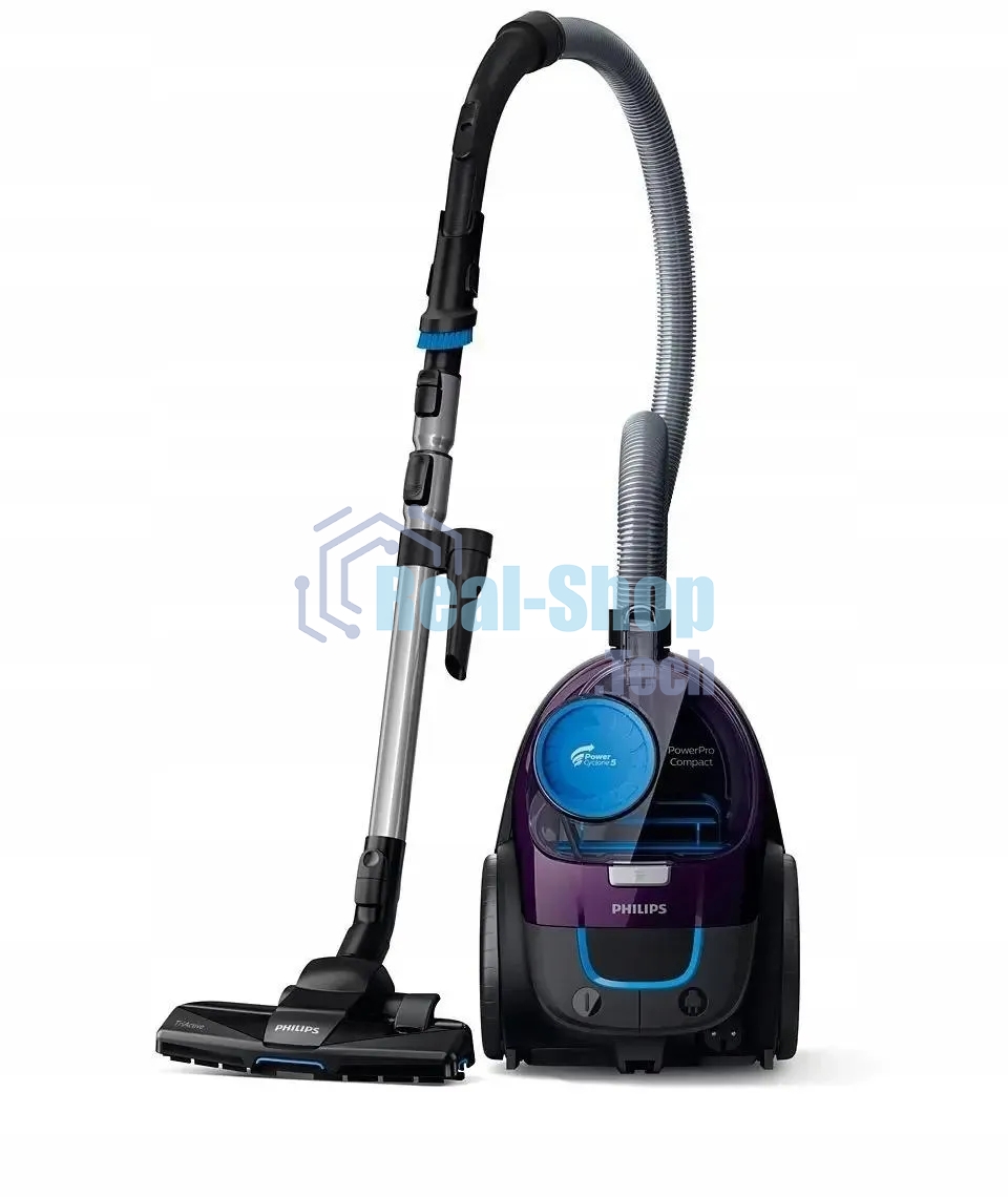 Пылесос Philips FC9333/09 фиолетовый/черный, 750/900 Вт, уборка сухая, пылесборник контейнер, 1.5 л