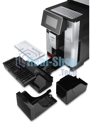 Кофемашина автоматическая DeLonghi ECAM610.75.MB черный/серебристый, исп. кофе - молотый/зерновой, 2.2 л, 1450 Вт, 19 Бар