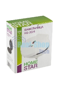 Вафельница HOMESTAR HS-2024 белый 1200Вт