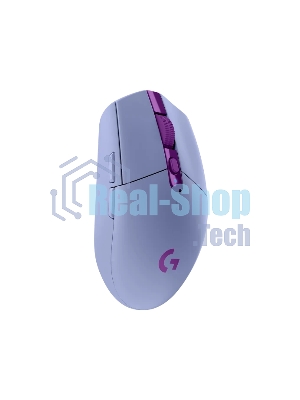 Мышь беспроводная Logitech G304 Lightspeed фиолетовый, 12000 dpi, радиоканал, USB, кнопки - 6