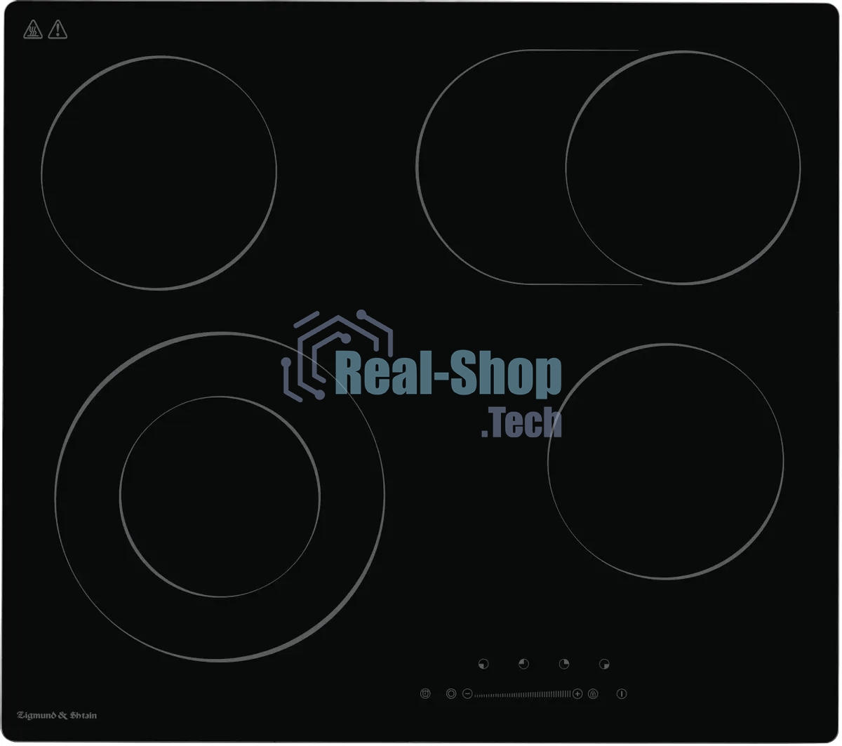 Электрическая варочная панель Zigmund & Shtain CN 43.6 B Hi-Light, независимая, черный