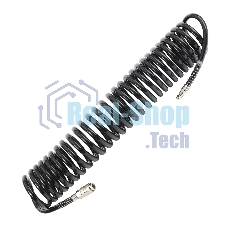 Шланг спиральный PATRIOT PU 10/8, полиуретан, длина 10 м, диаметр 8x12 мм,быстросъем.