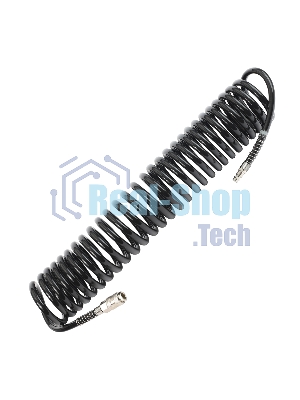 Шланг спиральный PATRIOT PU 10/8, полиуретан, длина 10 м, диаметр 8x12 мм,быстросъем.