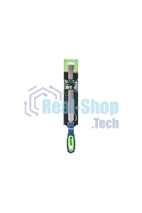 Напильник Сибртех 200 мм, полукруглый, двухкомпонентная рукоятка, №2