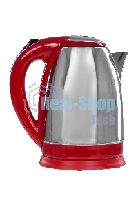 Чайник электрический ВАСИЛИСА ВА-1021 нерж. красный: 1500 Вт, 1.8 л (12)