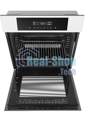 Шкаф духовой электрический Maunfeld AEOD60103W, 60л, дверца с 3 стеклами, белый