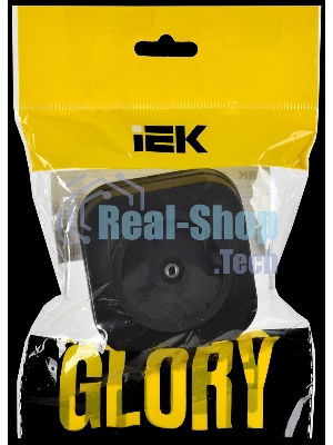 GLORY Розетка для открытой установки TV РТВ20-ХЧм черный матовый