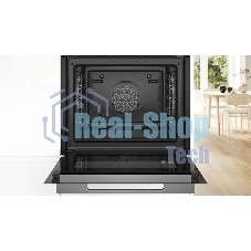 Встраиваемый духовой шкаф электрический Bosch HBG7764B1 черный