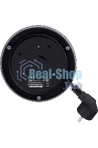 Чайник электрический Hyundai HYK-S2402 1.7л. 2200Вт серебристый матовый/черный (корпус: нержавеющая сталь)