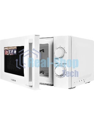 Микроволновая печь Hyundai HYM-M2005 белый, 20 л, 700 Вт, переключатели - поворотный механизм