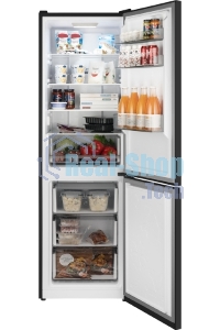 Холодильник Weissgauff WRK 185 Total NoFrost Inverter темная сталь двухкамерный 205/86л морозилка снизу