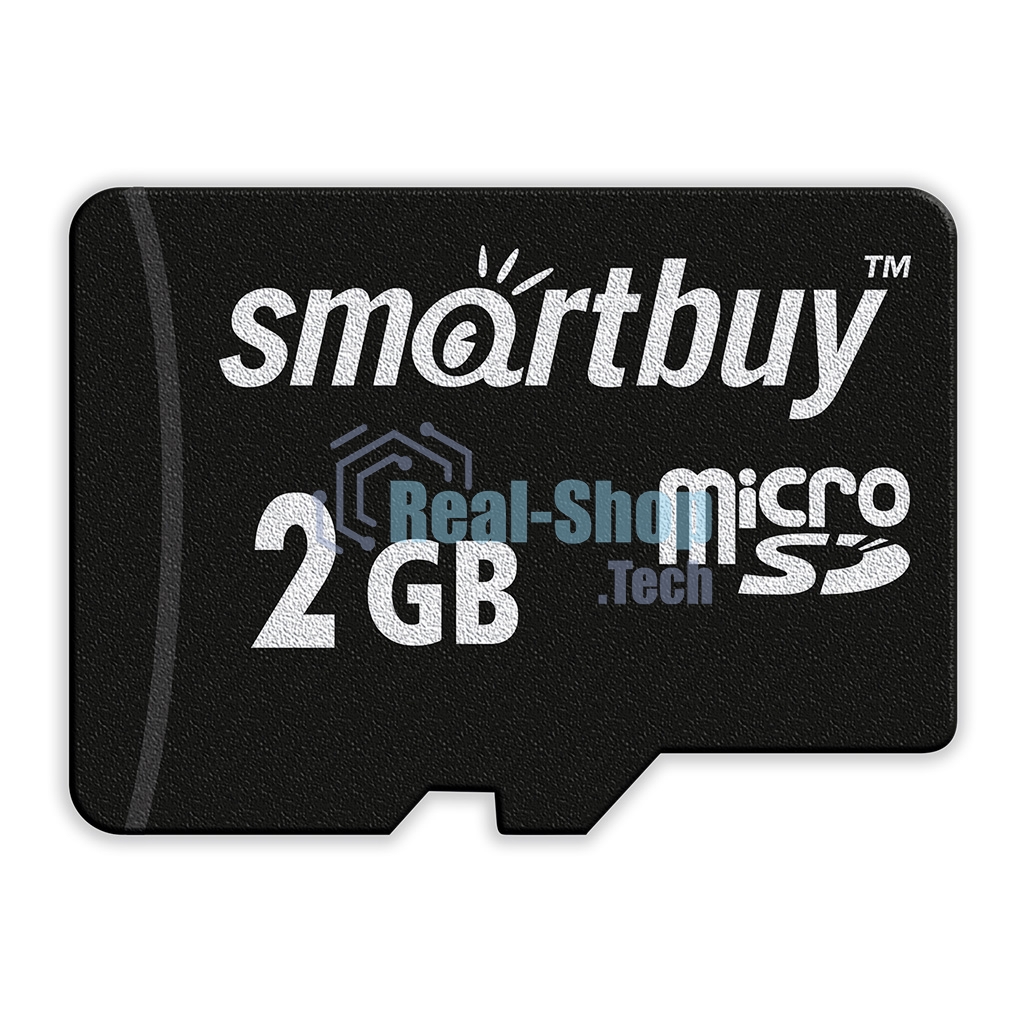 Флеш карта MicroSD (Transflash) Smartbuy 2 Gb (без адаптера)