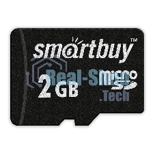 Флеш карта MicroSD (Transflash) Smartbuy 2 Gb (без адаптера)