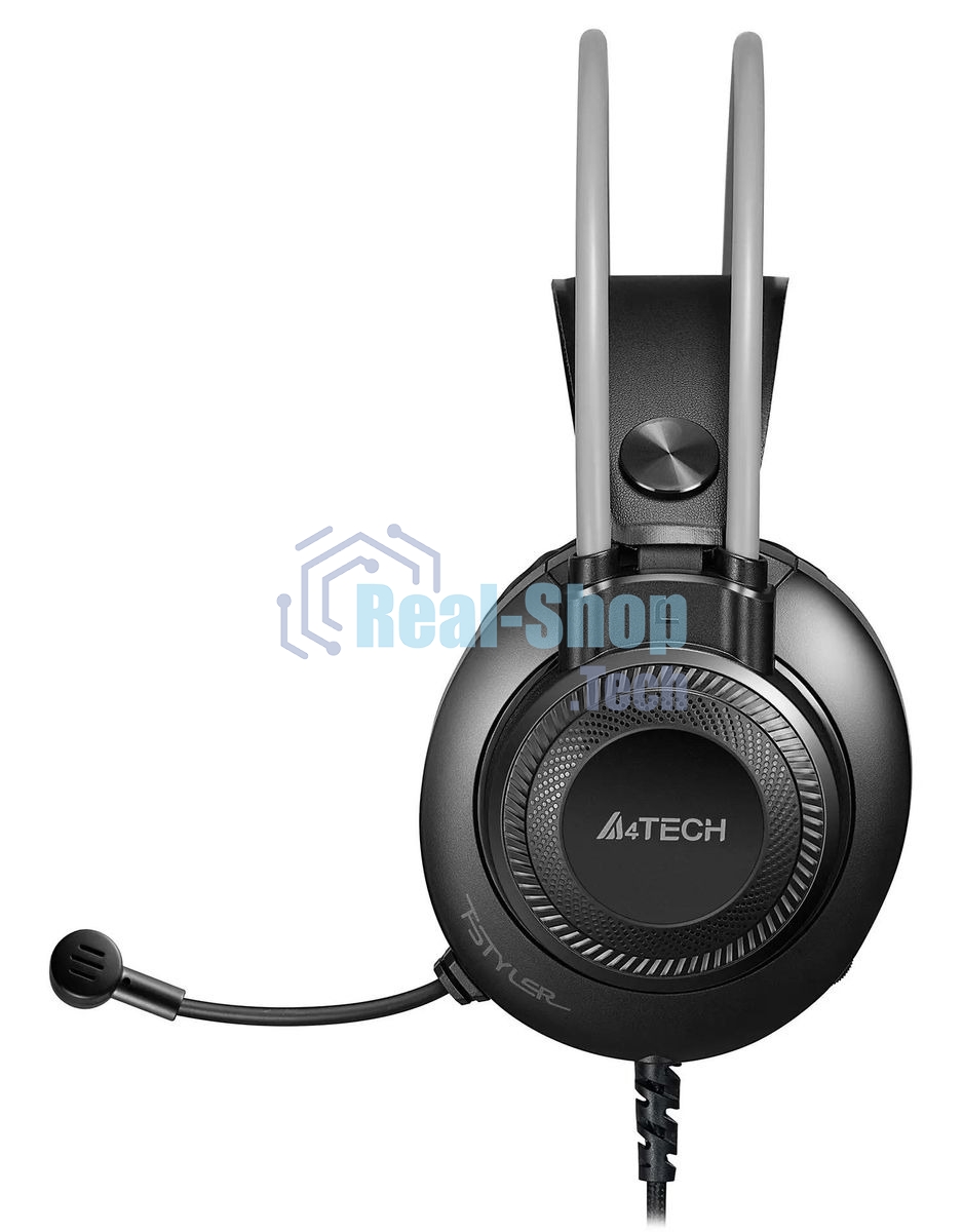 Гарнитура A4Tech Fstyler FH200i серый, проводная