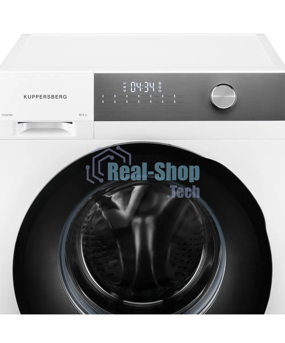 Стиральная машина Kuppersberg WM 610 W белая, загрузка фронтальная 10.5кг, 1400 об/мин., класс: A+++