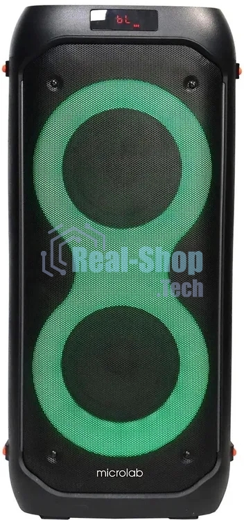 Колонка портативная Microlab PT602 черный 160W 1.0 BT 4000mAh