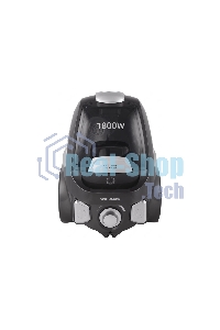 Пылесос Willmark VC-1865CY черно-серый, 380/1800 Вт, уборка сухая, пылесборник контейнер 2 л