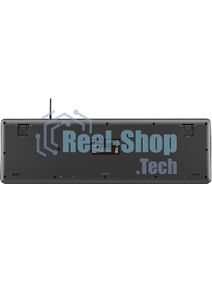Клавиатура проводная Oklick K175 черный USB Multimedia