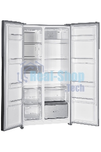 Холодильник ARDO RMA791581EX2 серый двухкамерный 365/217л морозилка слева, No Frost, Side by Side