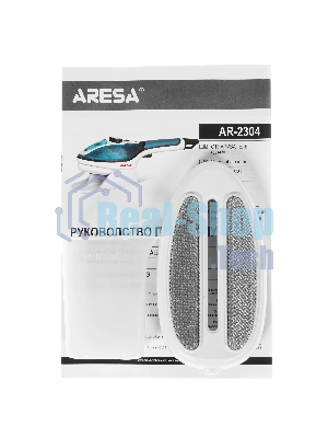 Отпариватель Aresa AR-2304 бирюзовый, 1000 Вт, 25 г/мин, 90 мл