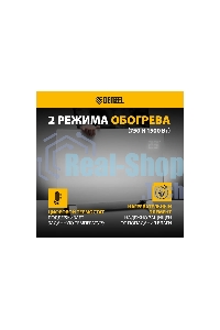 Конвектор Denzel OptiPrime-1500 белый, 1500 Вт, 20 м2, термостат, дисплей, WiFi