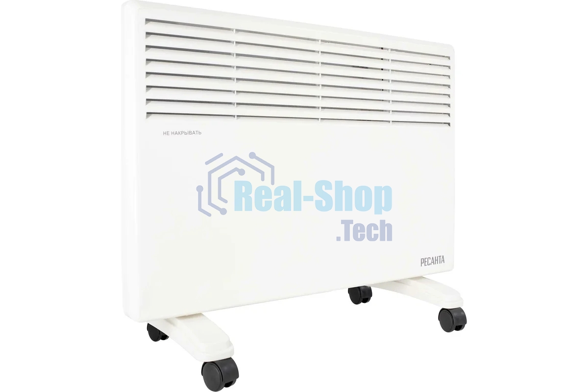Конвектор Ресанта ОК-2000Е белый, 2000 Вт, 20 м2, термостат, дисплей