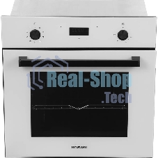 Духовой шкаф электрический Hyundai 6009.25 WG белый стекло