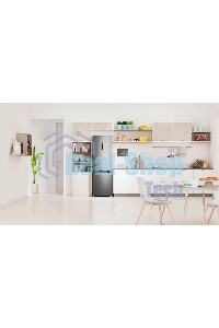 Холодильник Indesit ITS 5180 NG, темно-серый, двухкамерный 220/78л морозилка снизу, No Frost