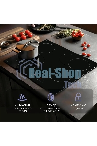 Электрическая варочная панель Zigmund & Shtain CN 43.6 B Hi-Light, независимая, черный