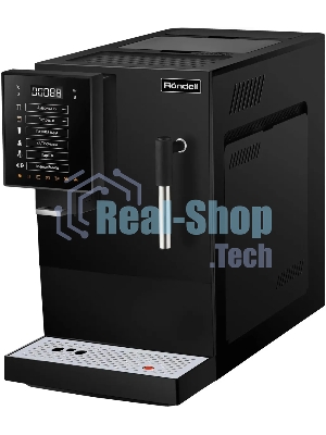 Кофемашина автоматическая Rondell-МБТ RDE-1117 черный, исп. кофе - зерновой, 1.1 л, 1351 Вт, 20 бар