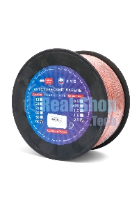 Акустический кабель Power Cube, 2x2,5, 100M, прозрачный, на катушке