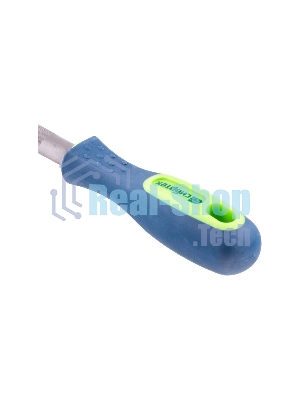 Напильник Сибртех 200 мм, полукруглый, двухкомпонентная рукоятка, №2