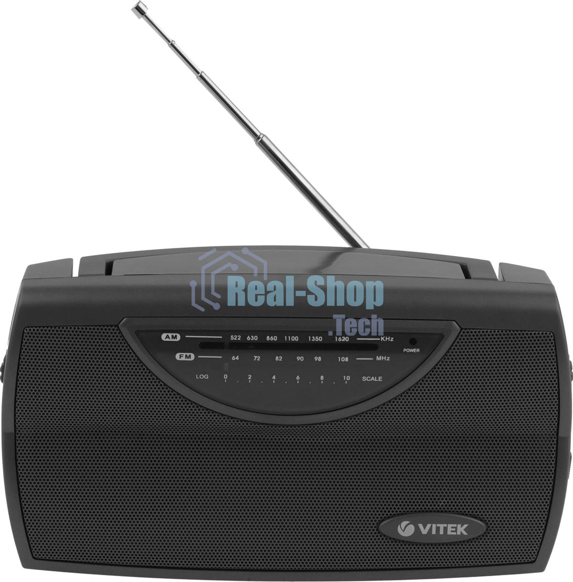 Радиоприемник Vitek VT-3591 (GY) LED индикатор Телескопическая антенна Тип батареек	UM-1