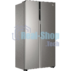 Холодильник Haier HRF541DM7RU серебристый двухкамерный 337/167л морозилка сбоку, No Frost, Side by Side