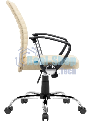 Кресло Defender DUBLIN бежевый, экокожа