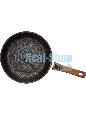 Сковорода Kukmara Granit ultra сго262а, 26 см, съемная ручка, без крышки, серый