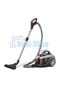 Пылесос BQ VC1610C Xtreme Power серый-фиолетовый, 500/1600 Вт, уборка сухая, пылесборник контейнер, 2.5 л