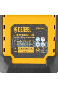 Пила сабельная Denzel RS-180 аккумуляторная Li-Ion, 20 В