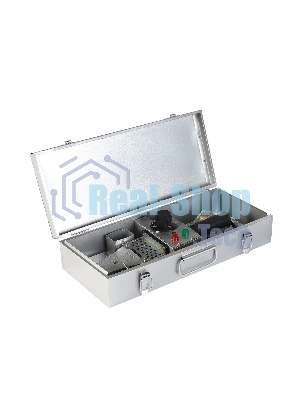 Аппарат для сварки пластиковых труб ПОБЕДА, ПТ-1500, 1500 Вт., 3 насадки, металлический кейс