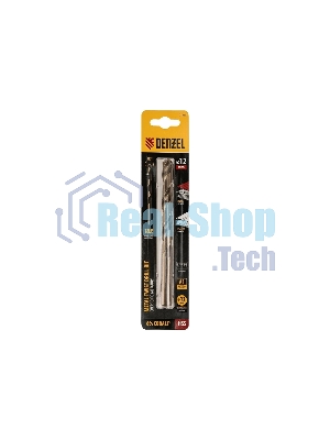 Сверло по металлу Denzel 12 мм, HSS Co-8%