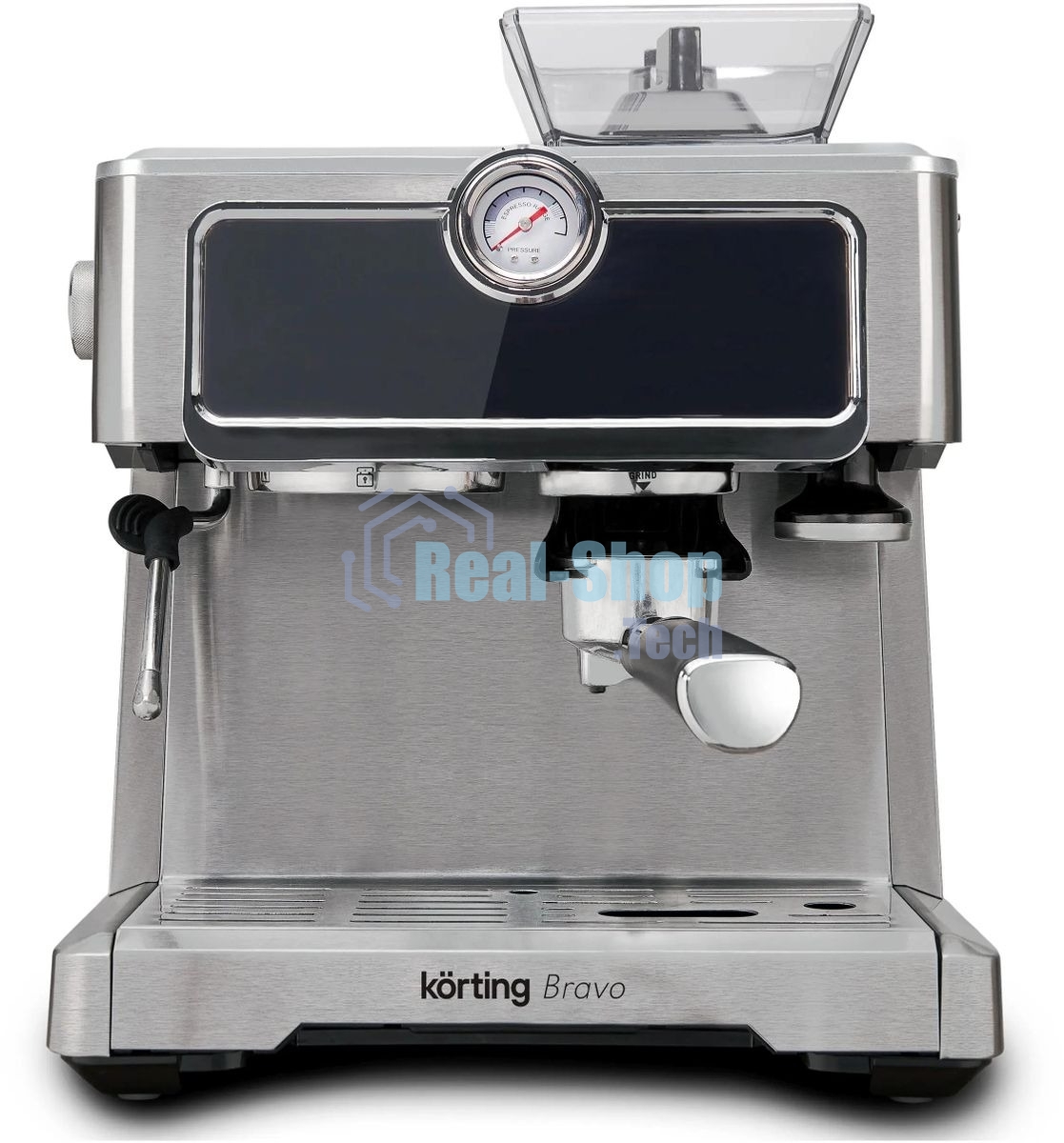 Кофемашина Korting KCM 1013 SA Bravo, нержавеющая сталь