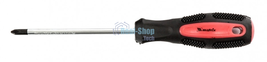 Отвертка Matrix Anti-Slip 12244 PH1 х 100 мм, CrV, двухкомп. рукоятка
